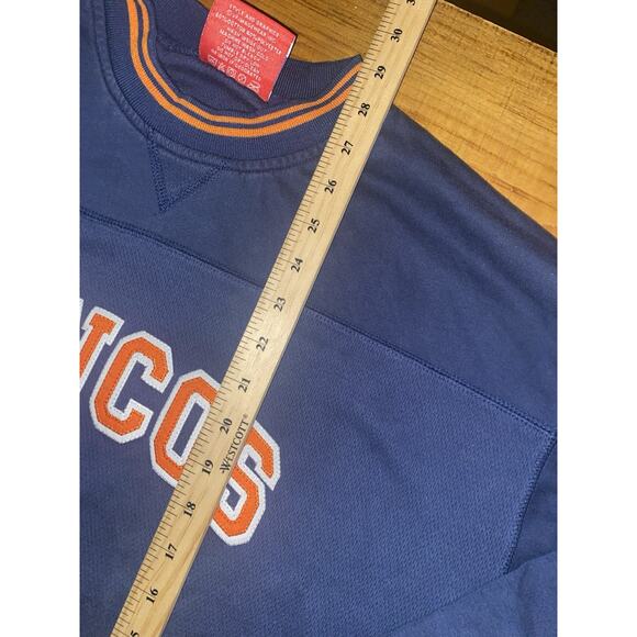 Vintage NFL Denver Broncos Embroidered Crewneck Long Sleeve Shirt Size XL - Picture 5 of 9